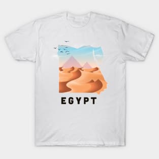 Egypt Travel Map T-Shirt